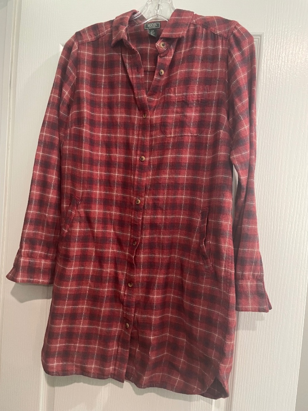 Roots Flannel Shirt Dress